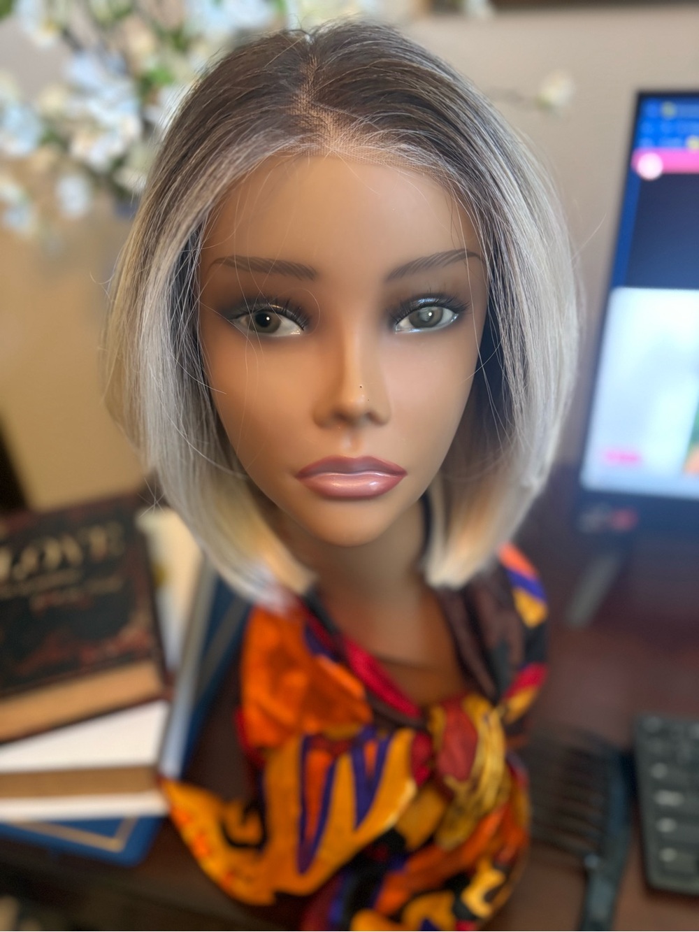 Short Layered Bob Lace Front Wig in Butter my Biscuits by Chelsey Smith Crowns